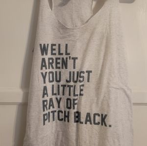 Racetrack sarcastic hippie runner tank